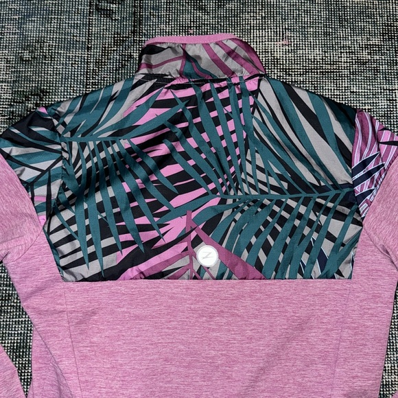 Zoot Purple and Palm Print Half Zip Pullover Athletic Top
✨Like New✨ - Picture 4 of 4